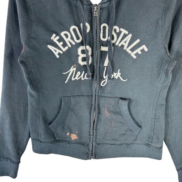 Women's Aeropostale Spellout Full Zip Hoodie - Picture 8 of 8